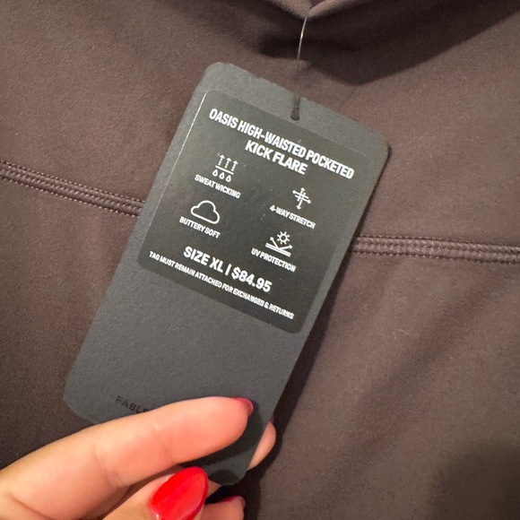 Fabletics Oasis PureLuxe High-Waisted Pocketed Kick Flare Sz xlarge - Picture 7 of 8